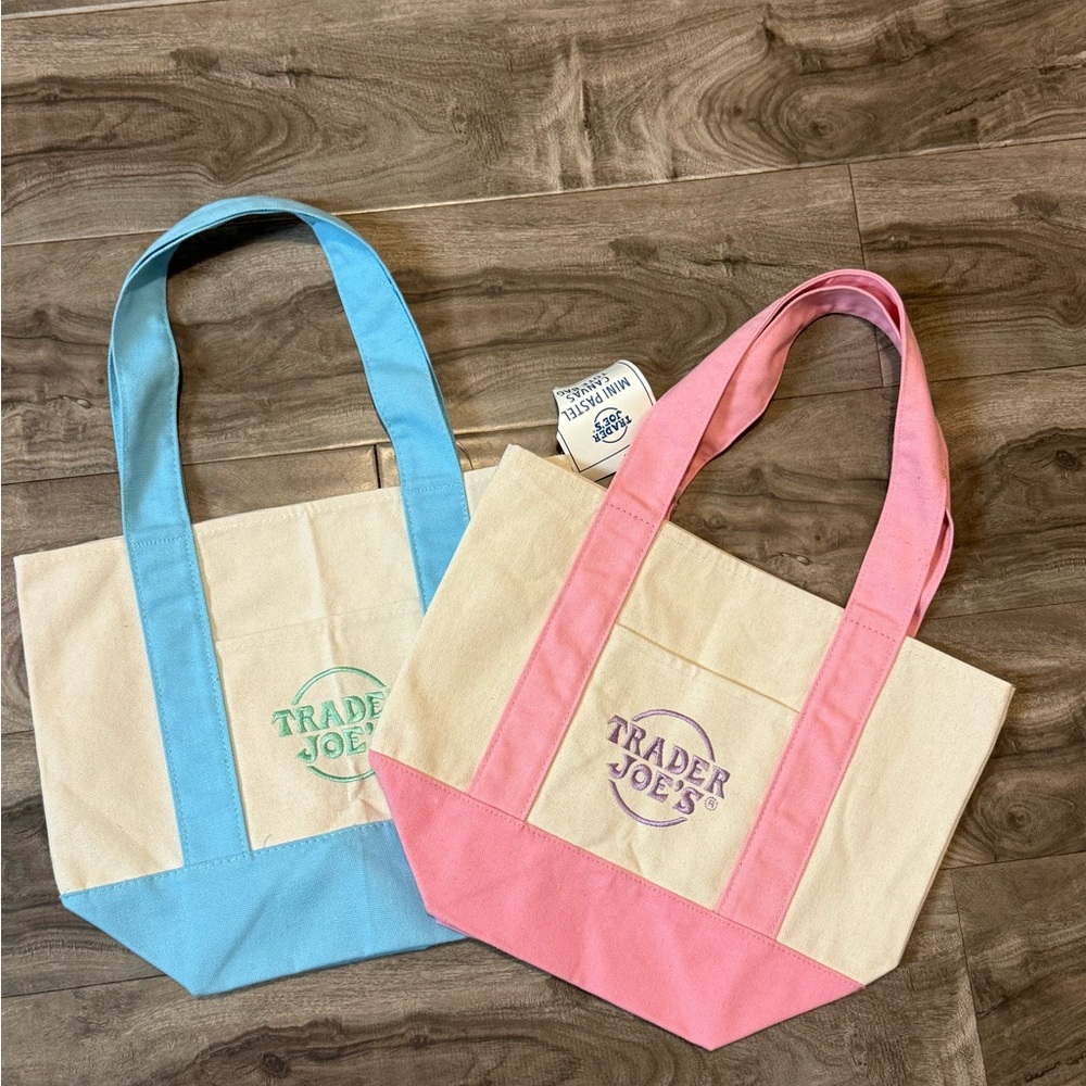 Pink and Cream Tote Bag